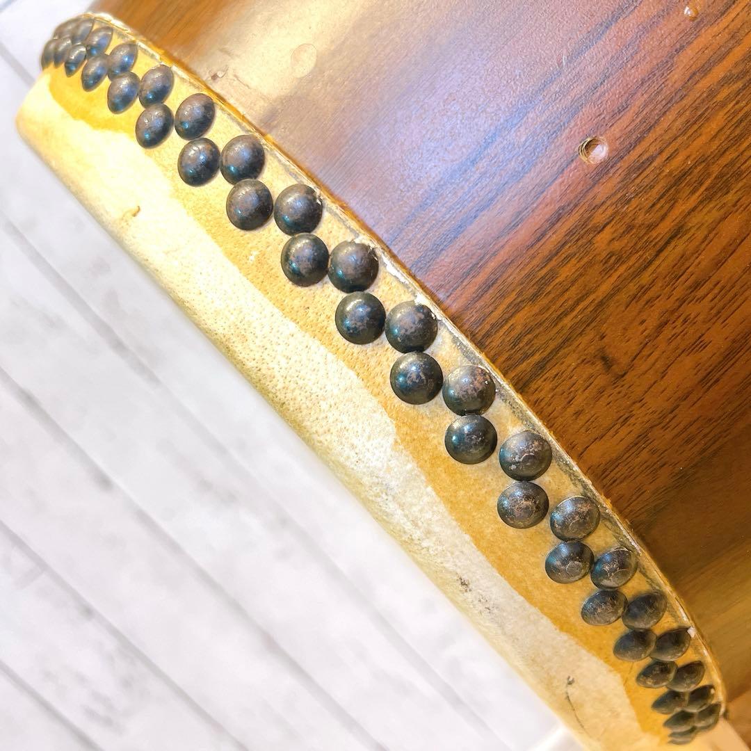 和太鼓 30×32cm 1尺　昭和レトロ　打楽器