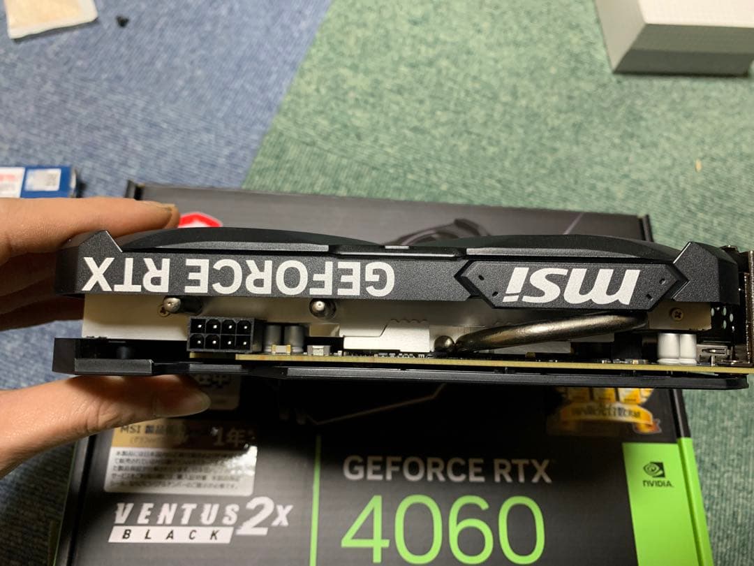 グラフィックボード・グラボ・ビデオカード MSI GeForce RTX 4060 Ventus 2X Black