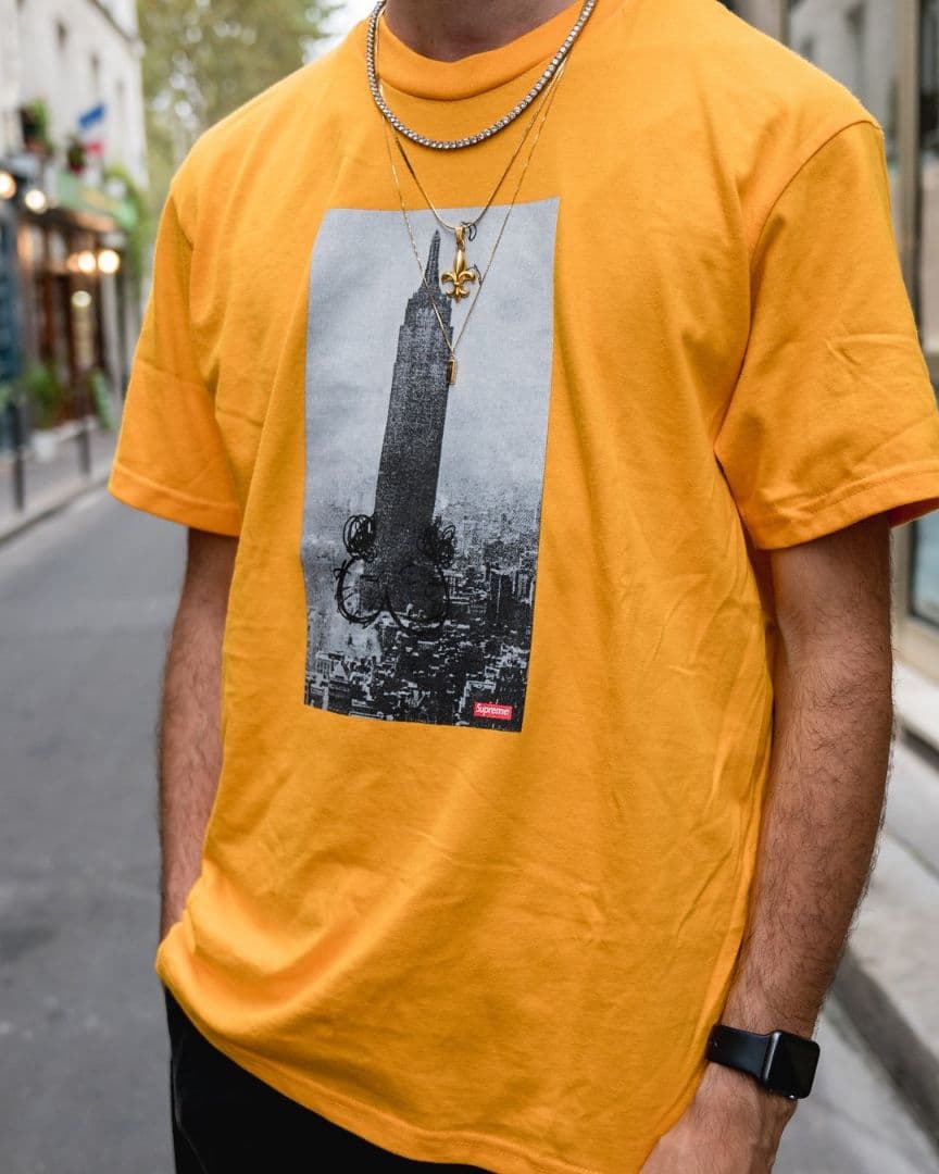 トップス Supreme MikeKeley Empire St Building TEE