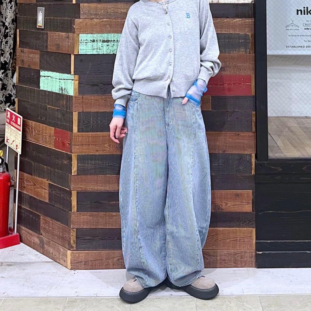 nikoand… NKJ 3D ドロップデニムパンツ