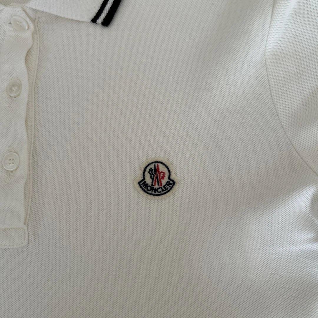 Moncler ホワイト ポロシャツ S サイズ
