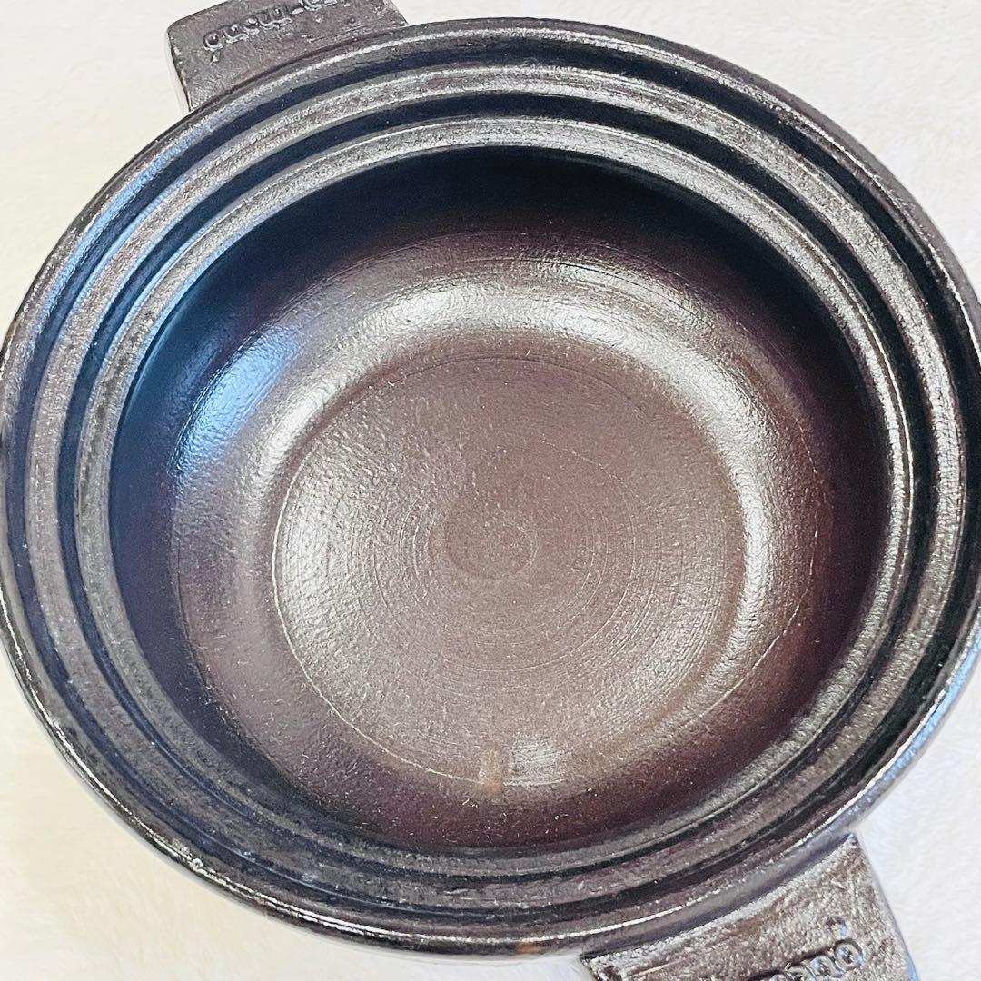 新品　未使用　長谷園 ビストロ蒸し鍋　土鍋　iga-mono 黒
