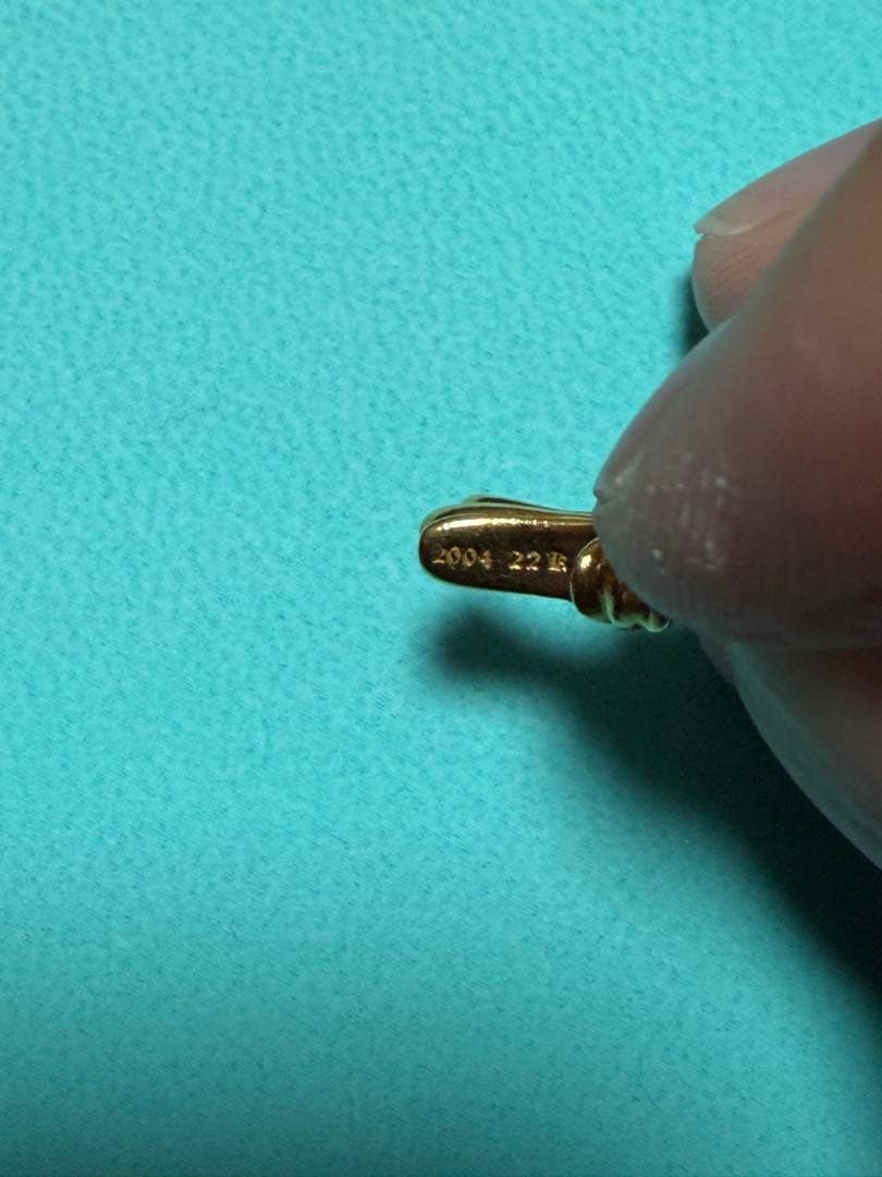クロムハーツ 22K ゴールド ベイビーファットクロス パフェダイヤ