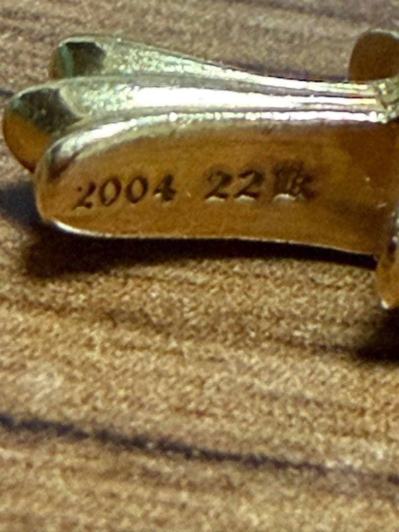 クロムハーツ 22K ゴールド ベイビーファットクロス パフェダイヤ