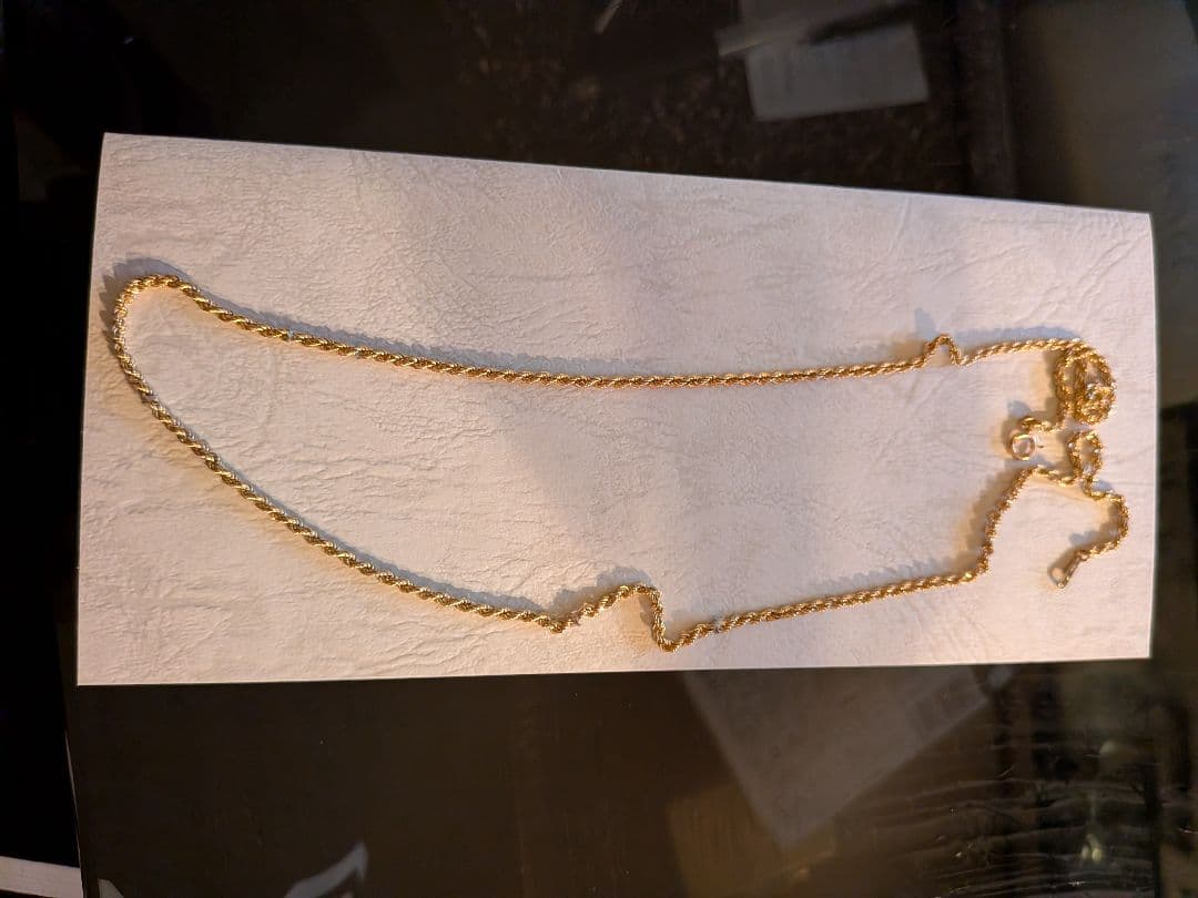 K18 ダイヤモンド ロープチェーン カスタムネックレス 0.50 ct