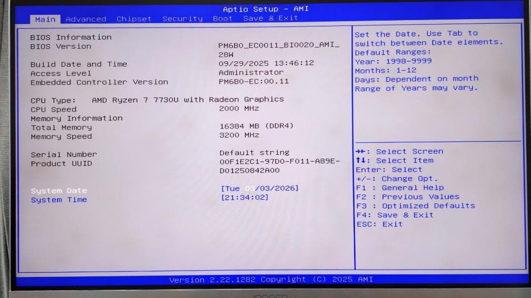 ミニPC NiPoGi E3B Ryzen 7 7730U 16+512GB