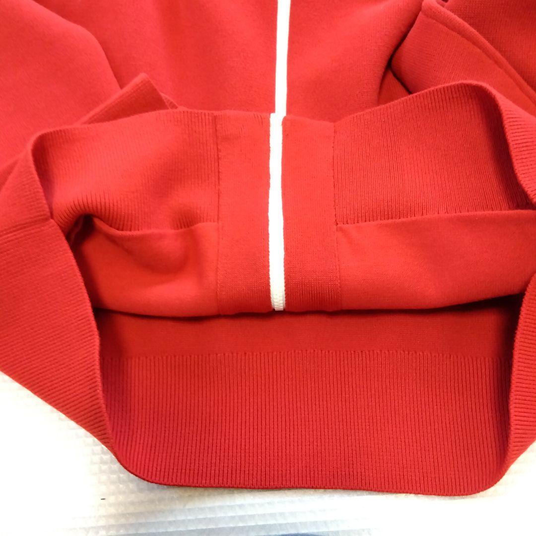 【未使用】UNIQLO C ミラノリブフルジップカーディガン RED Mサイズ