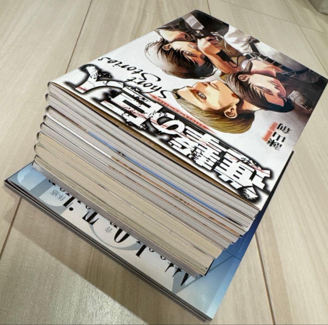 進撃の巨人　ショートストーリーズ+ビギニング+エンディング+DVD特典4冊