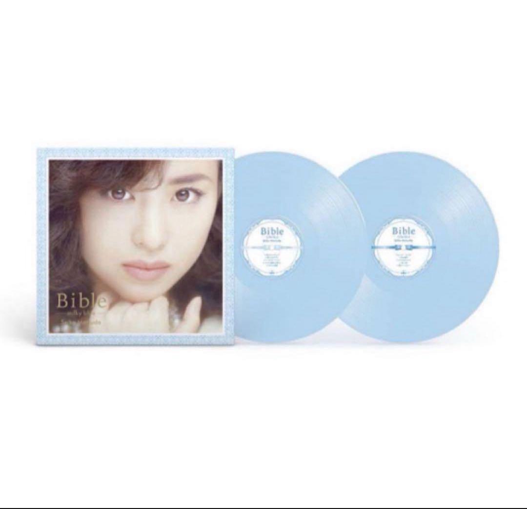 松田聖子／アナログBible〜milky blue〜メガジャケ・ステッカー付