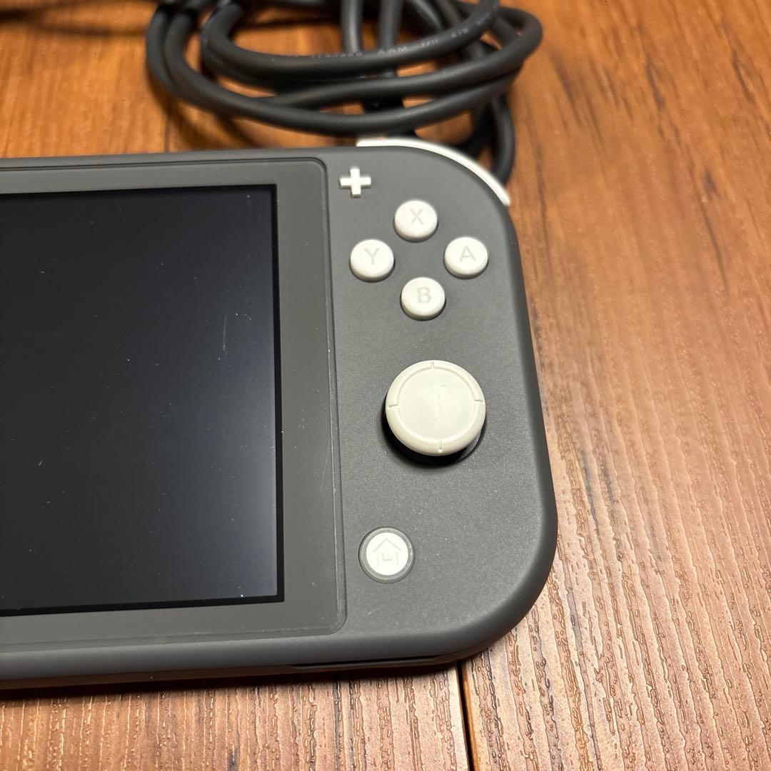 美品☆Nintendo Switch Lite グレー 充電器付き