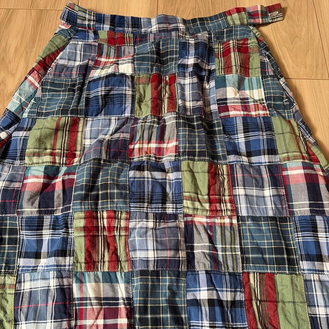 美品 BEAMS BOY＊チェック柄フレアスカート