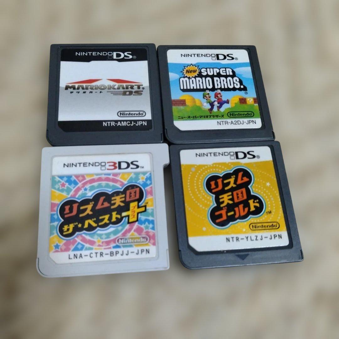 【DS·3DS】リズム天国·スーパーマリオ ソフト4本セット まとめ売り
