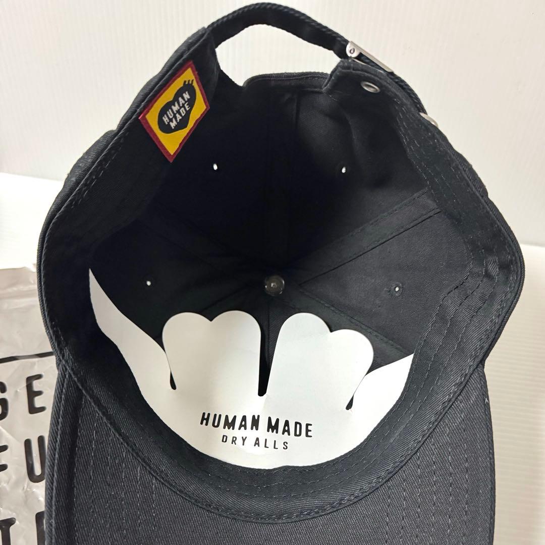 【HUMAN MADE】6PANEL TWILL CAP BLACK