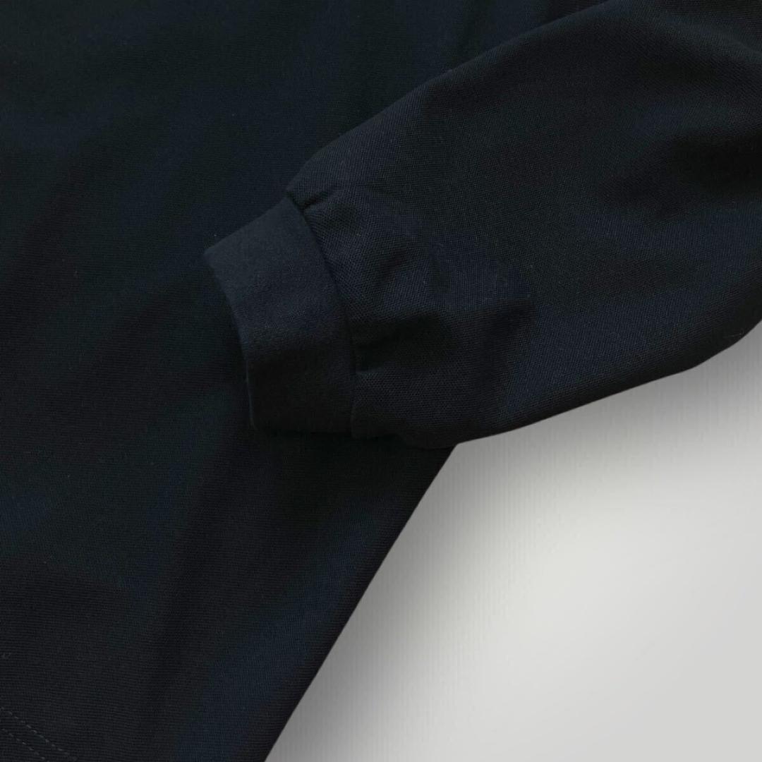 ［超美品］FRED PERRY フレッドペリー 長袖ポロシャツ 黒 ブラック L