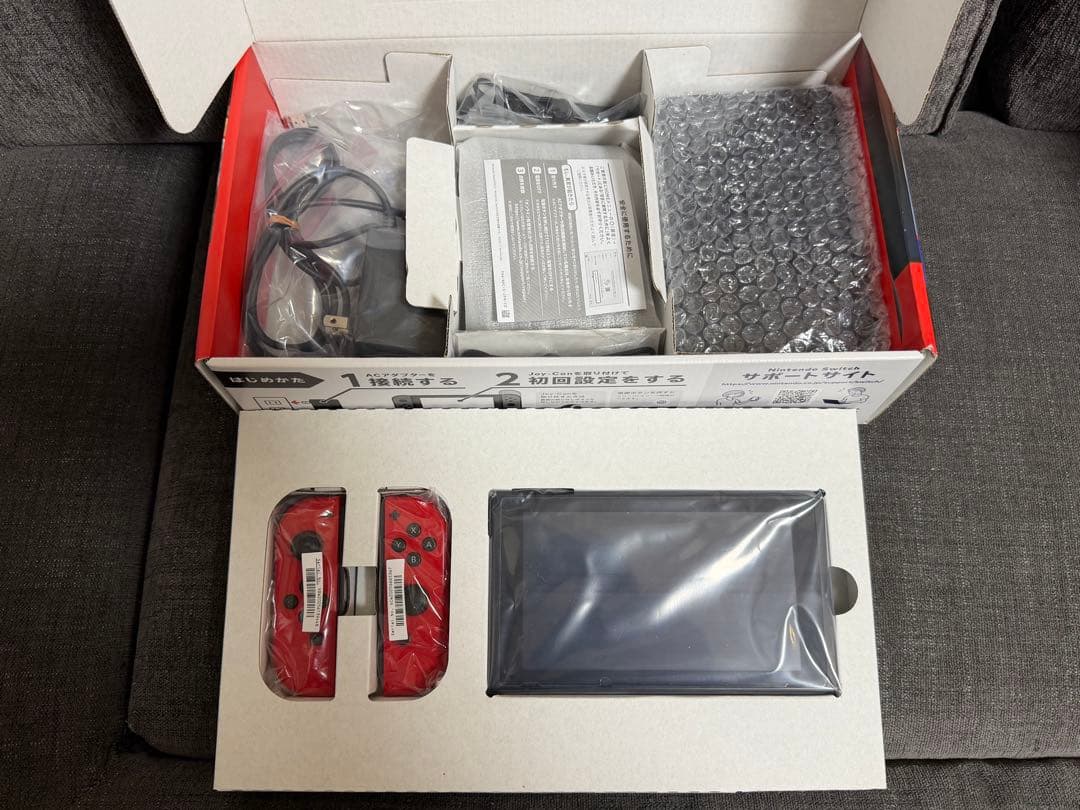Nintendo Switch 本体 HAC-001 グレー 初期化済 箱あり