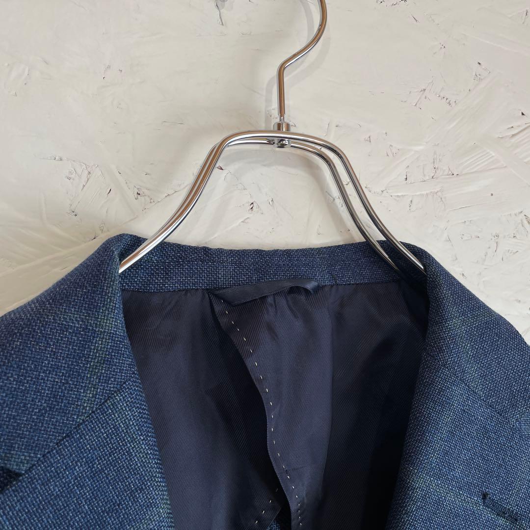 シルク混【Ermenegildo Zegna】ウールテーラードジャケット96AB