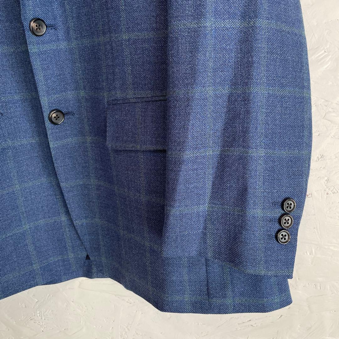 シルク混【Ermenegildo Zegna】ウールテーラードジャケット96AB