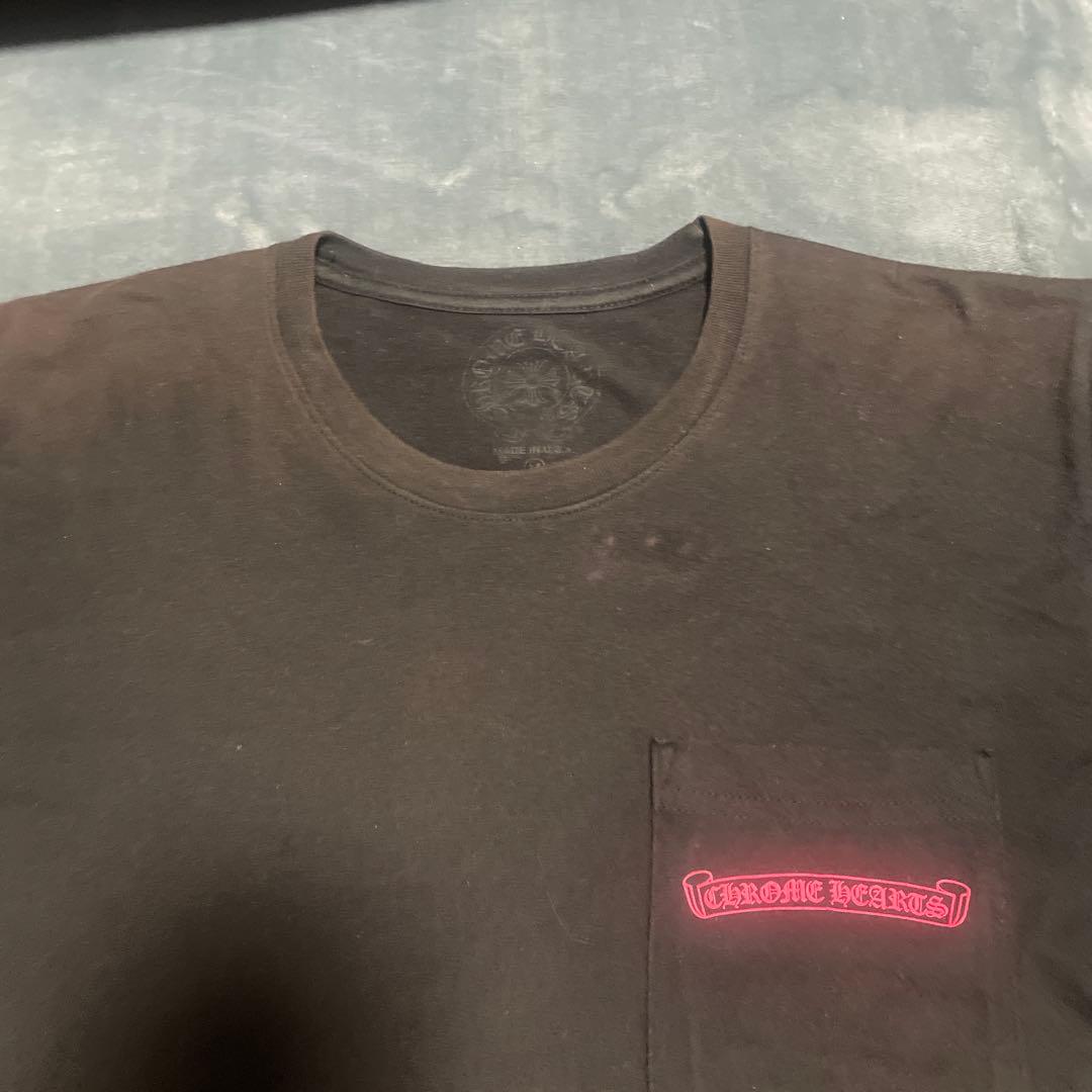 CHRONIC HEARTS ポケットTシャツ ブラック