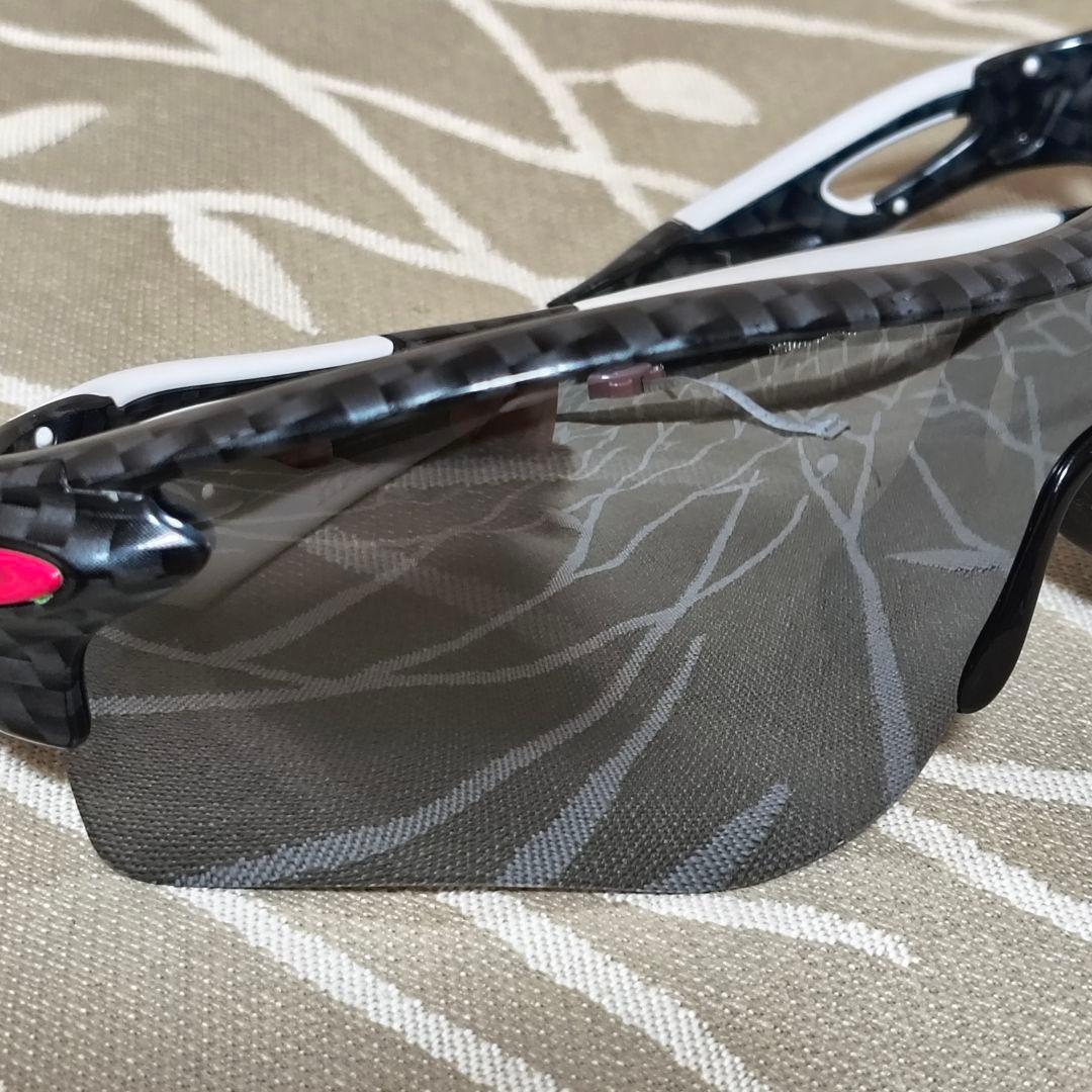 Oakley レーダーロック サングラス ブラック/ホワイト