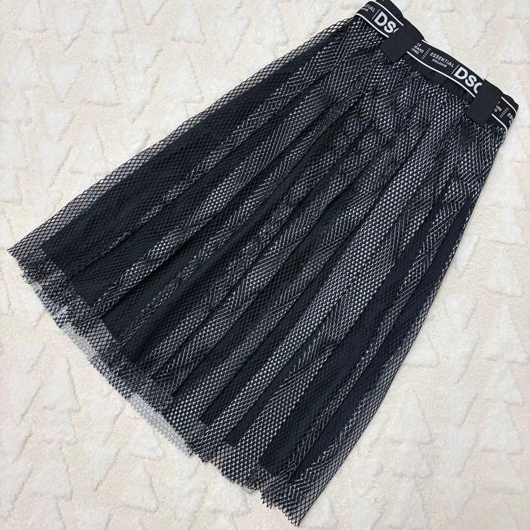 【美品】ESSENTIALダブルスタンダードクロージング メッシュスカート日本製