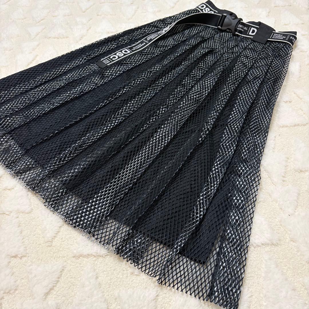 【美品】ESSENTIALダブルスタンダードクロージング メッシュスカート日本製