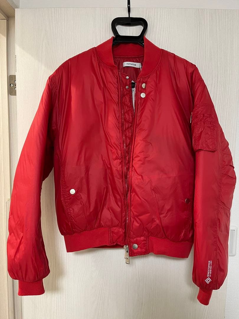 新品 25AW TROOPER PUFF BLOUSON サイズ1 レッド