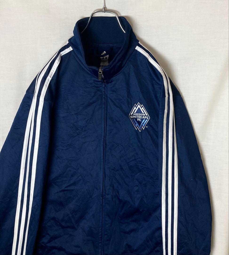 MLSバンクーバーホワイトキャップス×adidasジャージトラックジャケットL