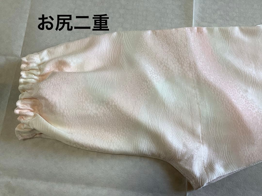 長襦袢反物から仕立てたシルクパジャマ　㉘