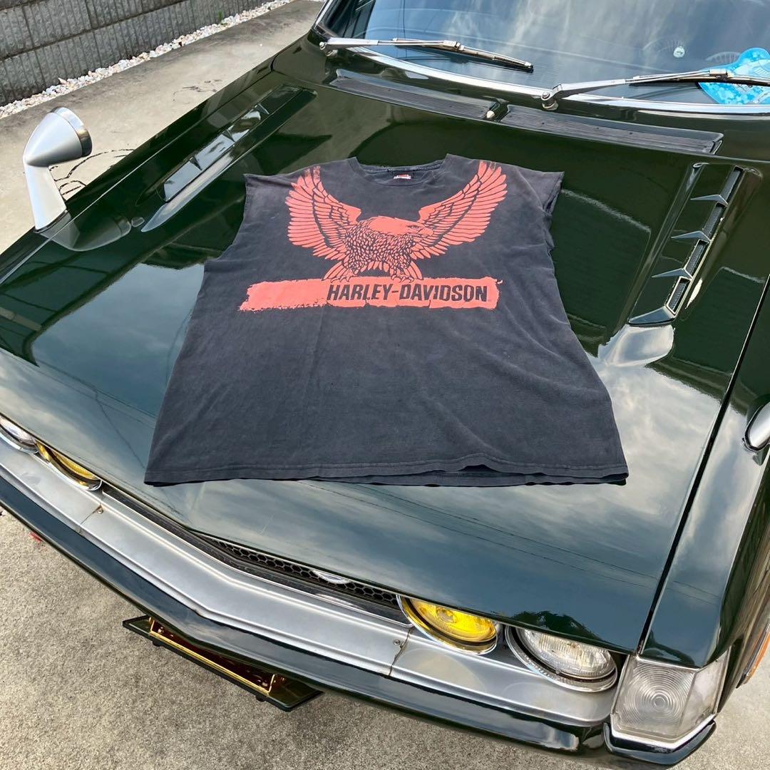 Harley Davidson 2XL タンクトップ 古着 Tシャツ プリント