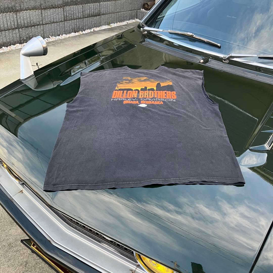 Harley Davidson 2XL タンクトップ 古着 Tシャツ プリント