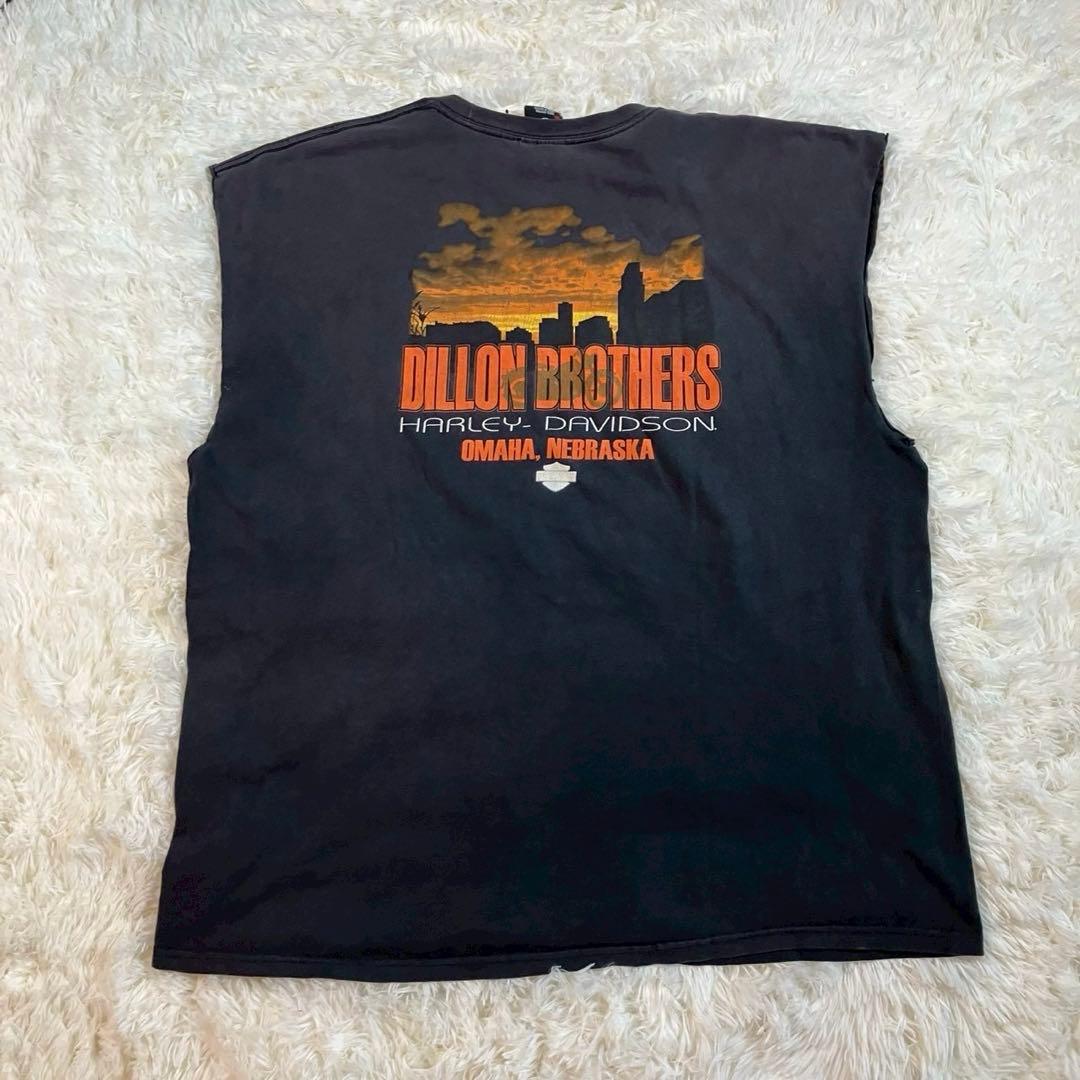 Harley Davidson 2XL タンクトップ 古着 Tシャツ プリント