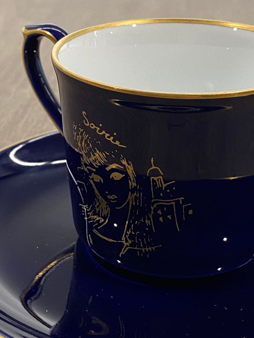 京都の老舗喫茶店　ソワレのコーヒーカップセット