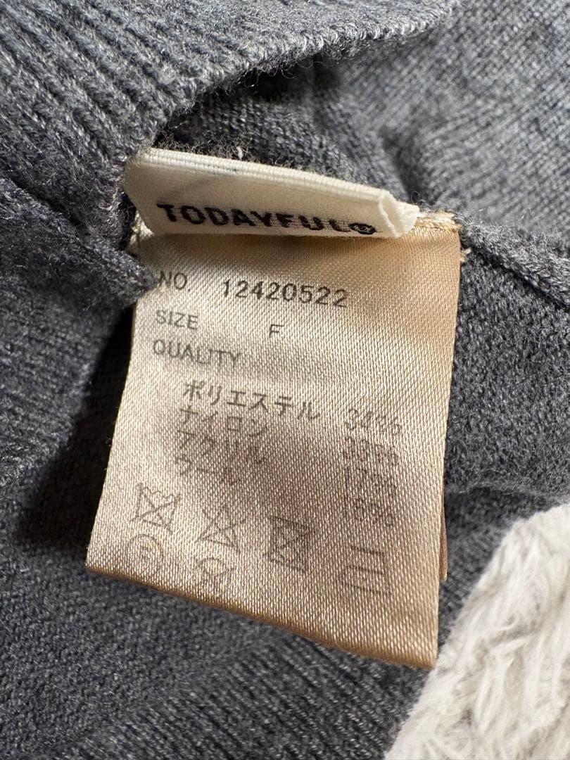 TODAYFUL 2 set Useful Knit グレー