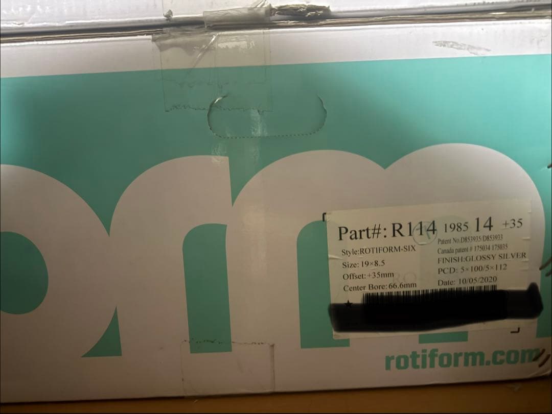 rotiformSIX R114 2本のみ 未使用