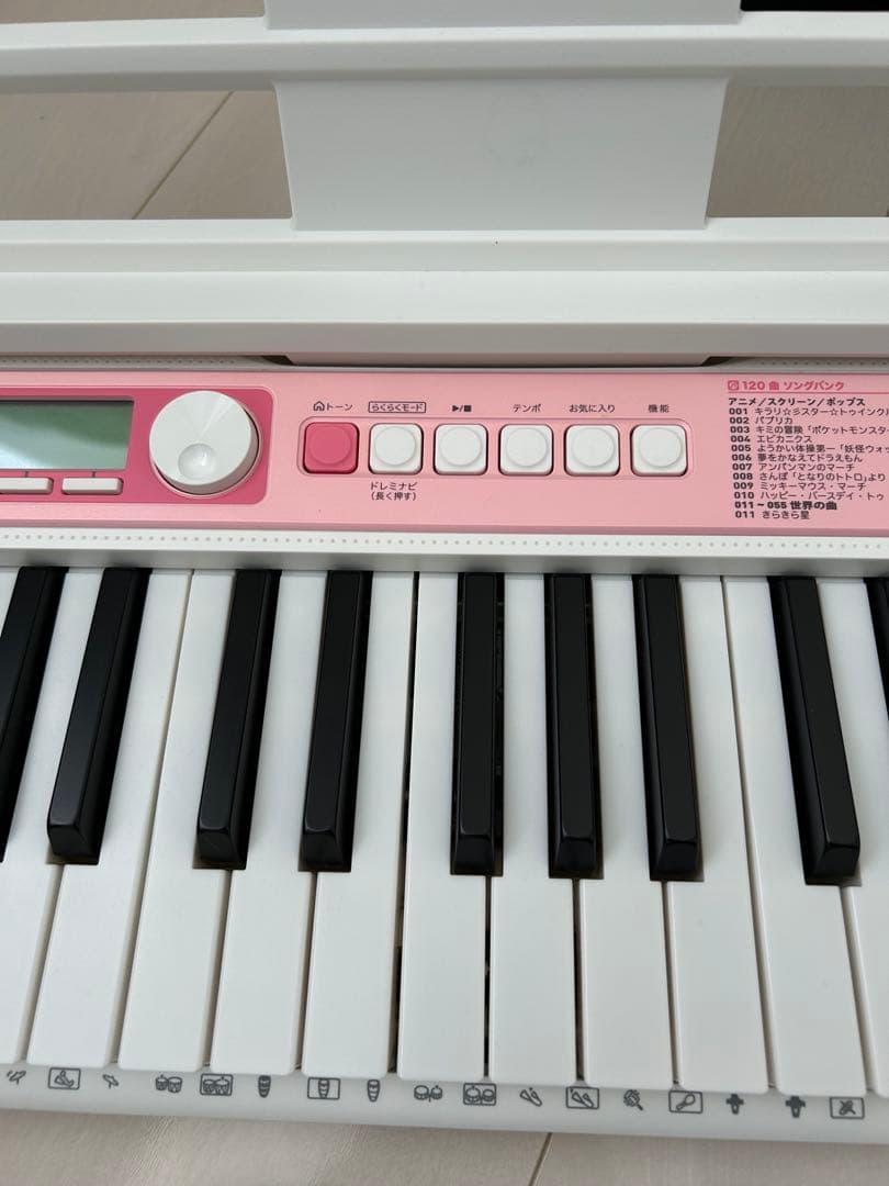 ク*ン様 CASIO LK-312 ピンク キーボード