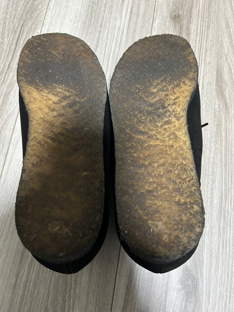 CLARKS ワラビー 24.5 ブラック