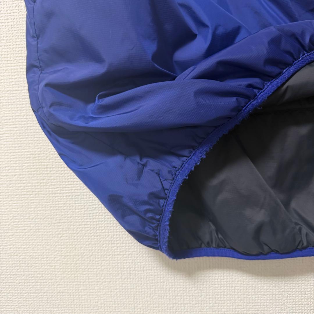 patagonia パフボール　ベスト　ブルー×ブラック　L
