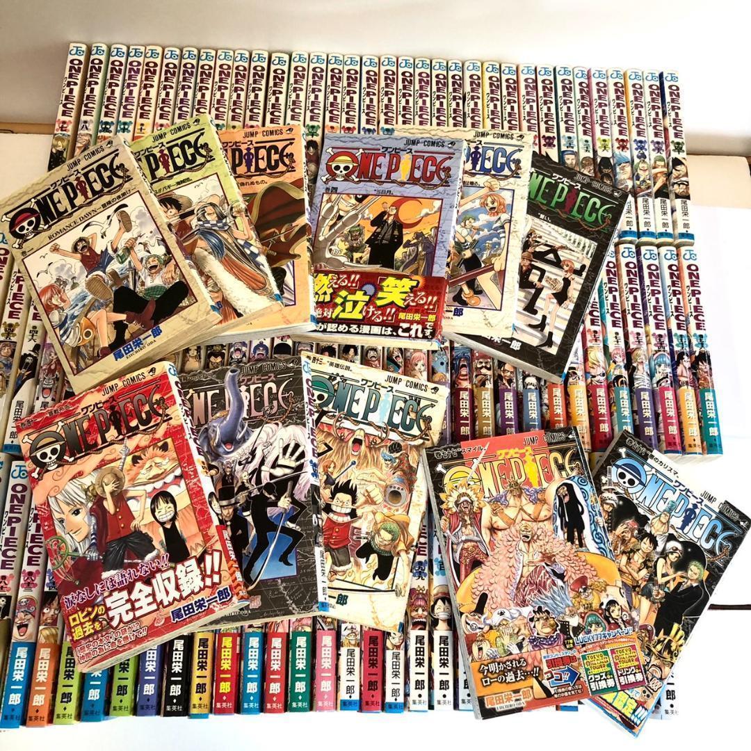 マンガ　ワンピース 1-109巻（初版本、帯付き多数） ヴィンテージ