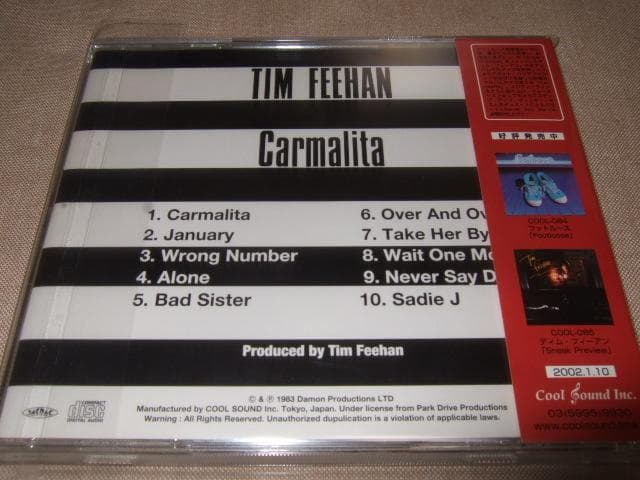 TIM FEEHAN, AOR, ティムフィーアン, 名作, CARMALITA
