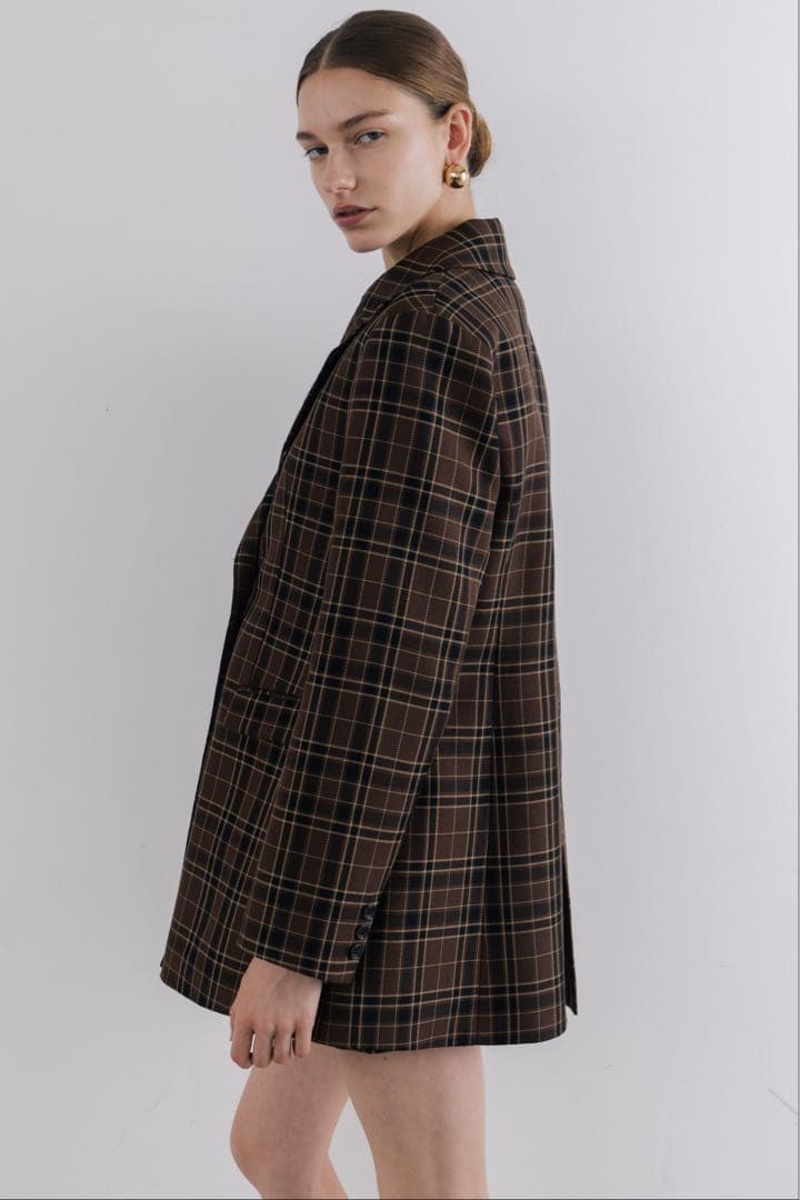 THE TOÉ Buckingham Jacket brown S