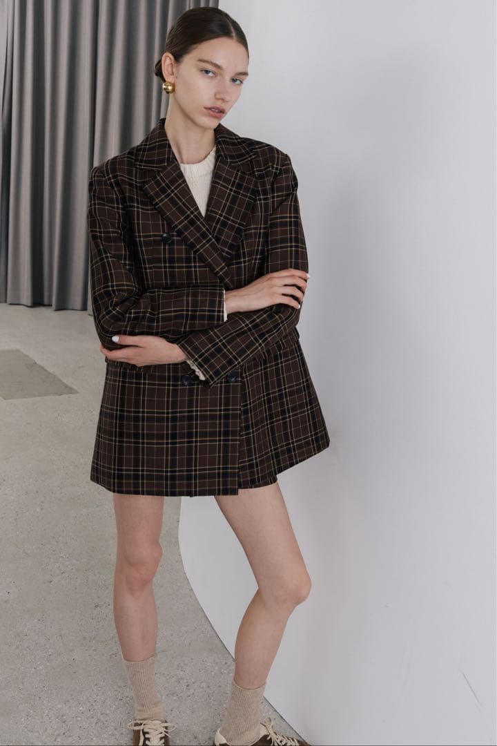 THE TOÉ Buckingham Jacket brown S