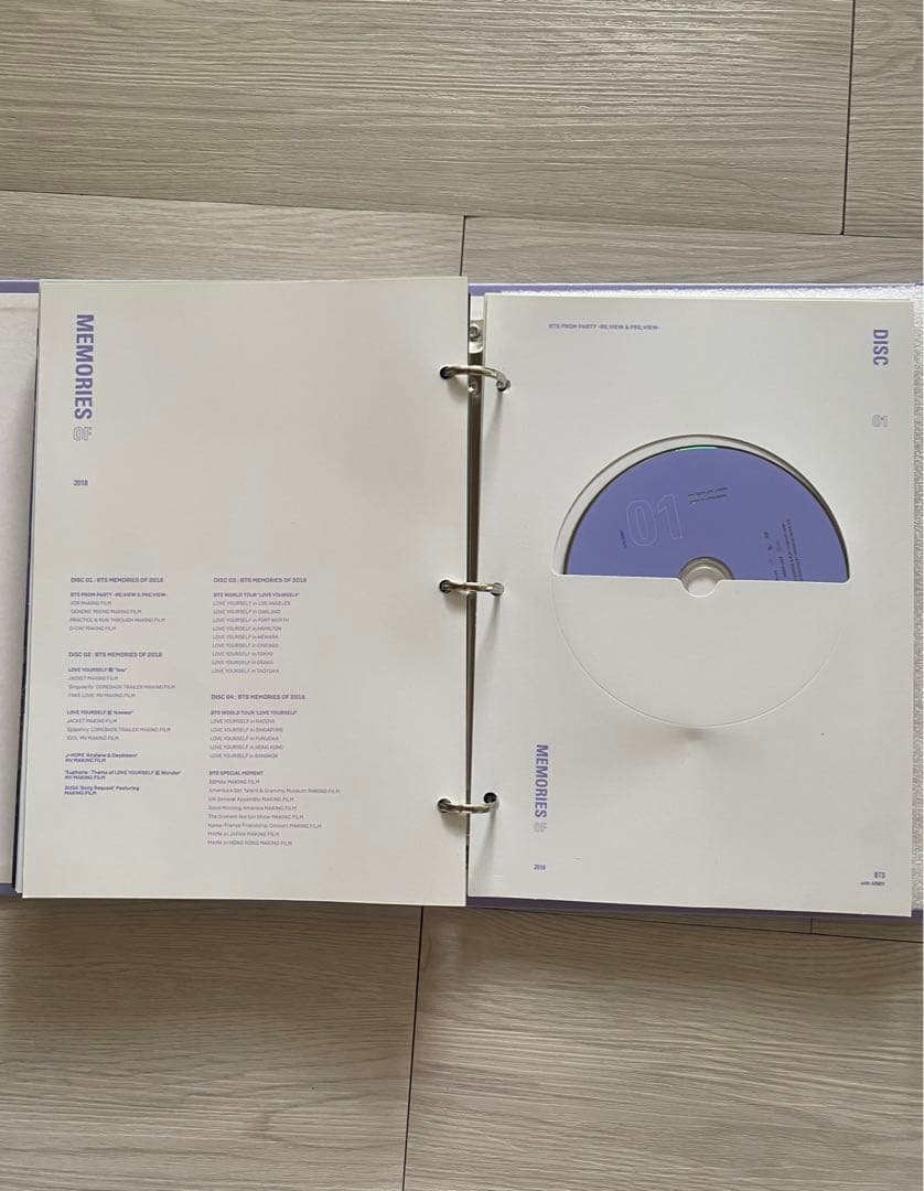 BTS MEMORIES OF 2018 DVD 日本語字幕　トレカ付き