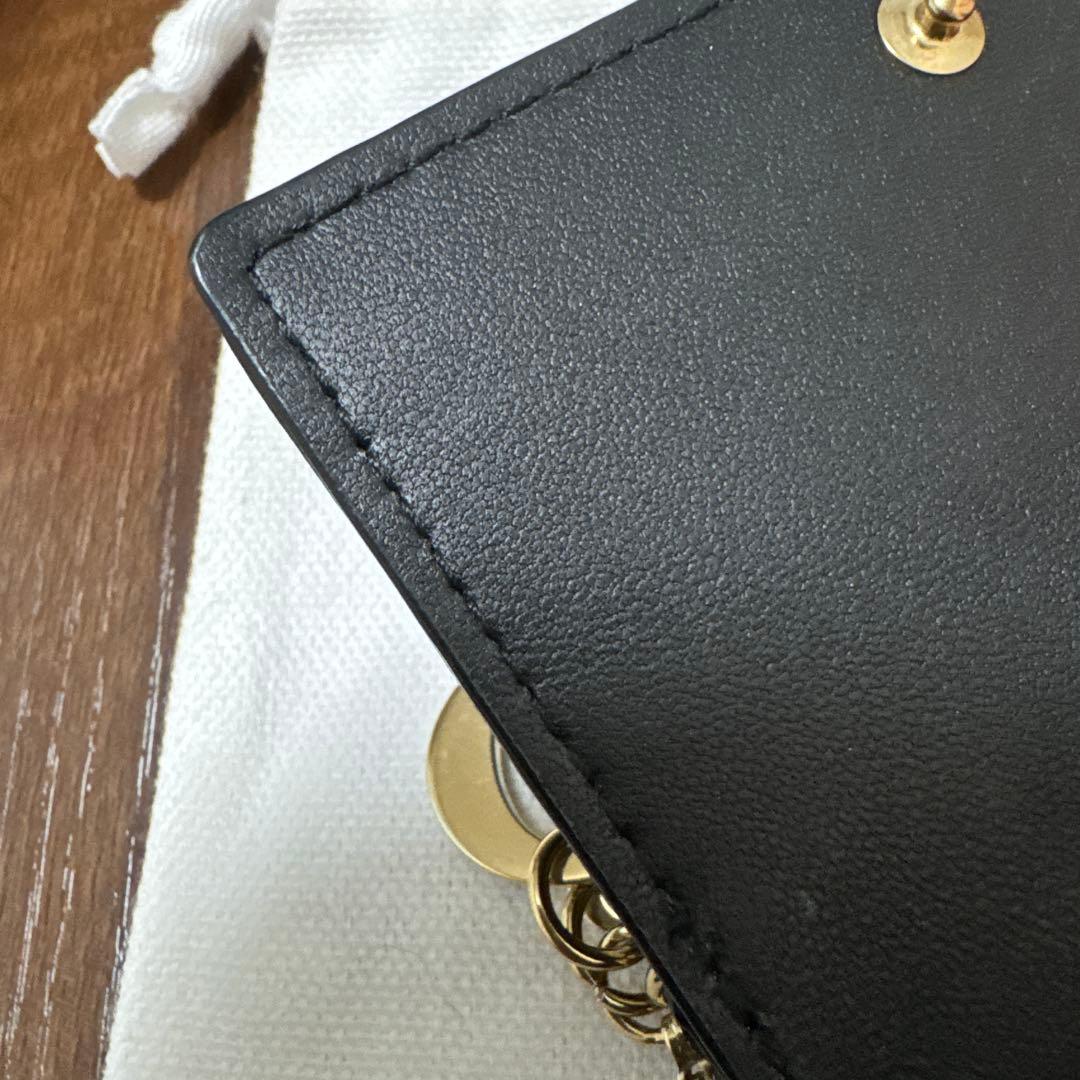 Lady Dior Lotus ウォレット カナージュ ラムスキン