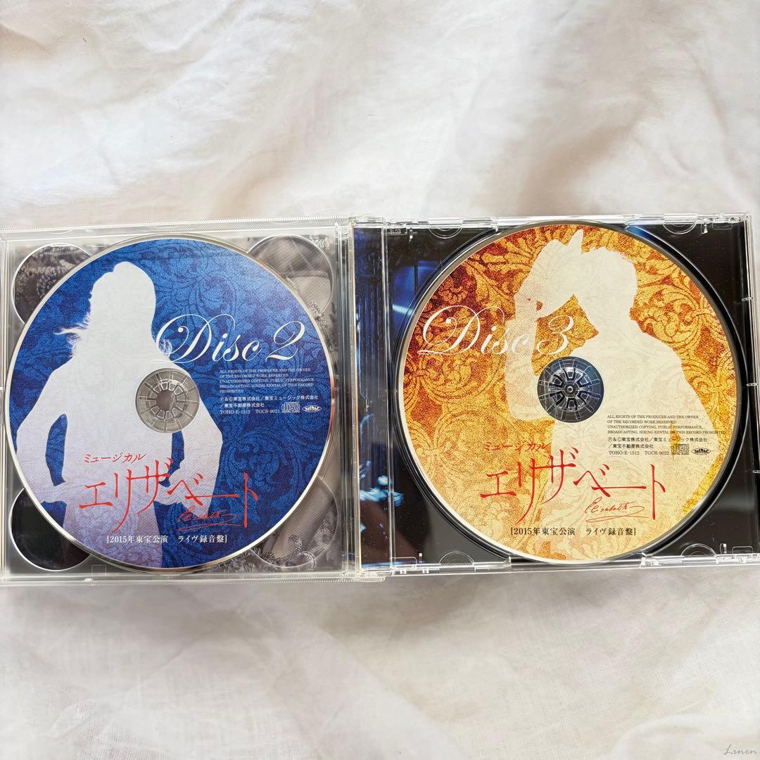 ミュージカル　エリザベート2015年版キャスト 全曲収録ライヴ盤CD