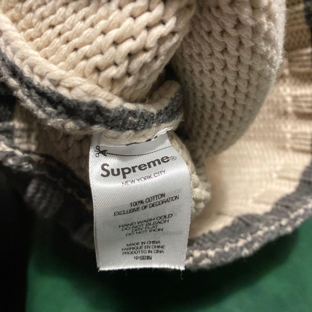 Supreme 22SS Overprint Beanie ブラック ニット帽