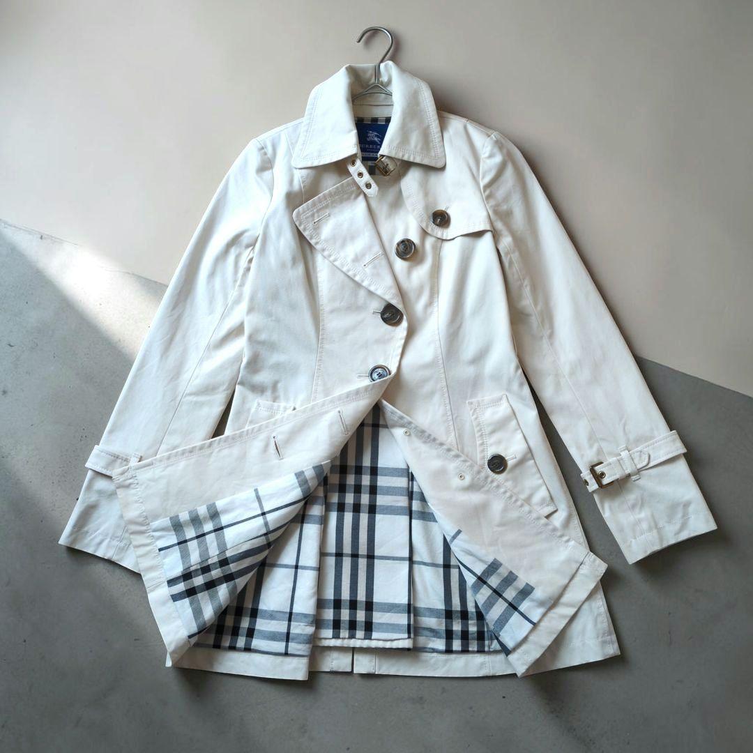 特価！BURBERRY バーバリーブルーレーベル ショートトレンチコート 春色
