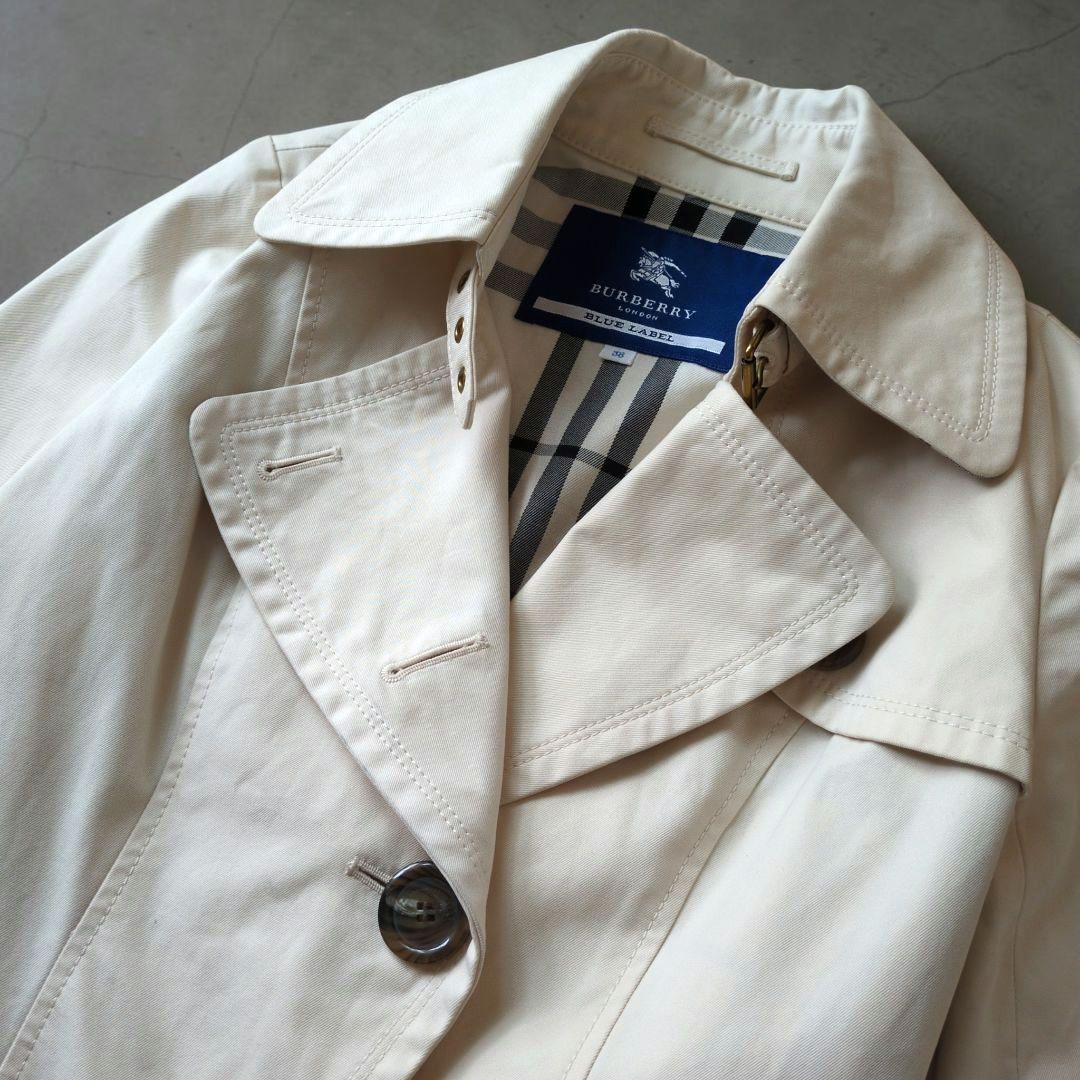 特価！BURBERRY バーバリーブルーレーベル ショートトレンチコート 春色