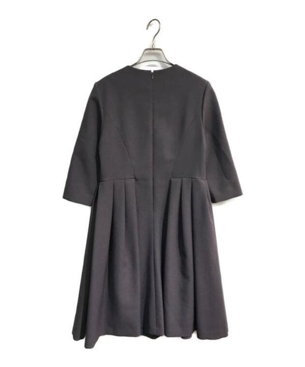 【美品】ADORE ジョーゼットフレア ワンピース グレー Mサイズ