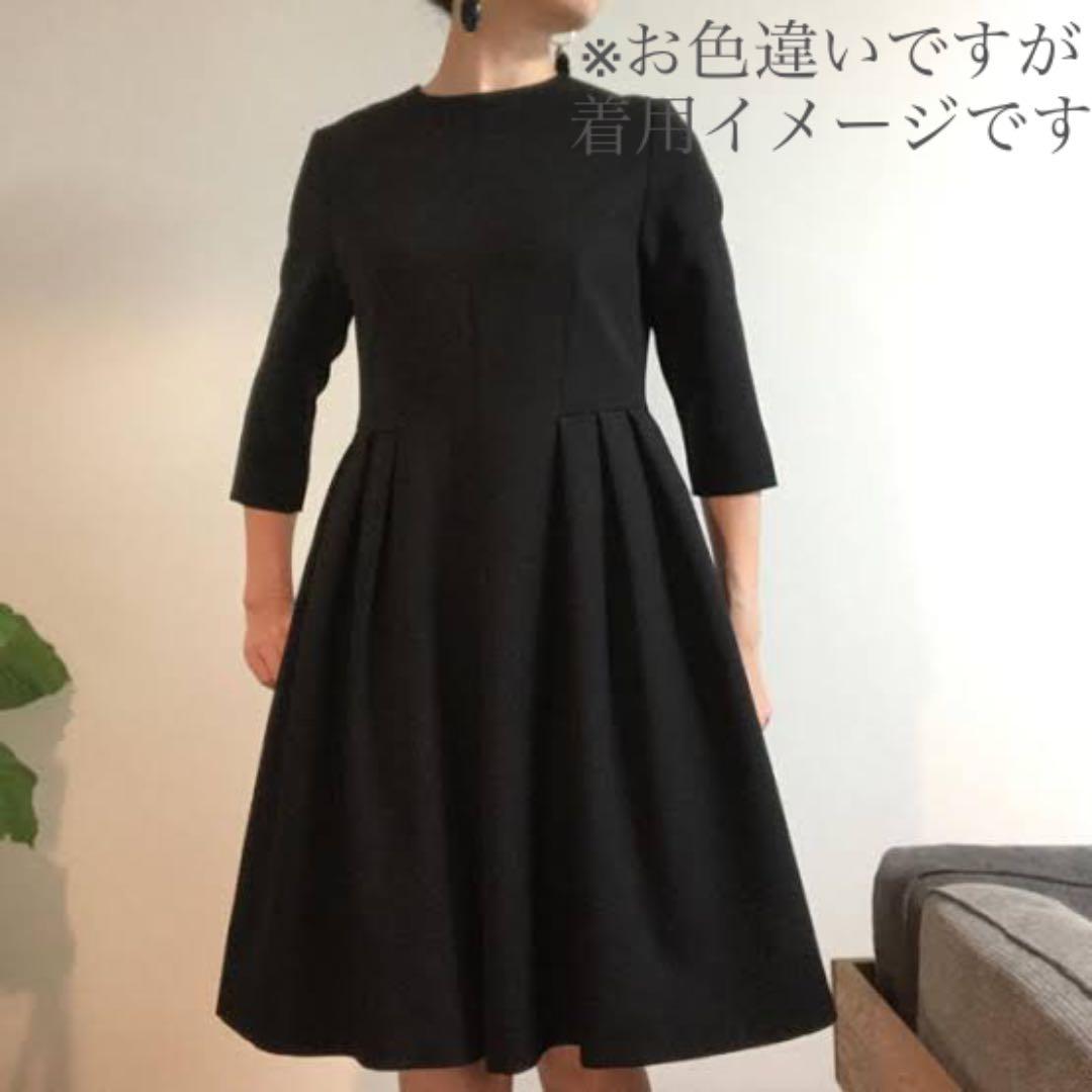 【美品】ADORE ジョーゼットフレア ワンピース グレー Mサイズ