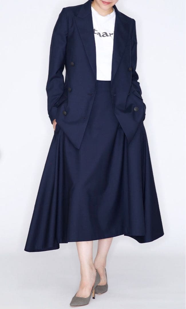 新品タグ付き　MADISONBLUE マディソンブルー　ミモレ丈　スカート　02